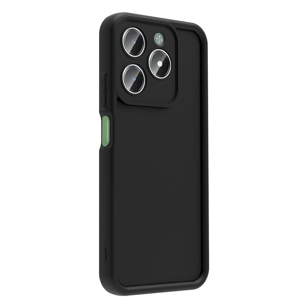 Realme C61 Case Camera Protection Zore Pineapple Cover Dark Green