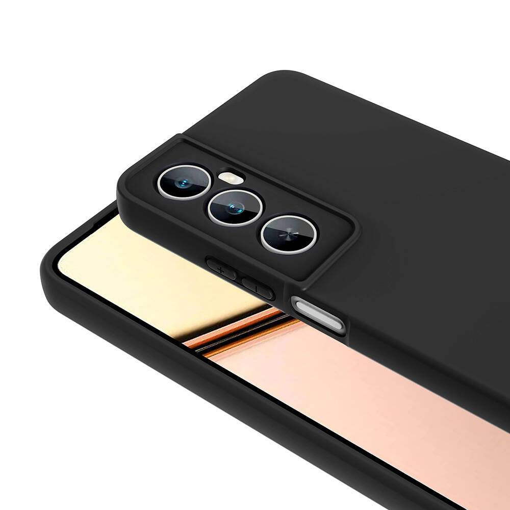 Realme C65 4G Case Zore Mara Launch Cover Black