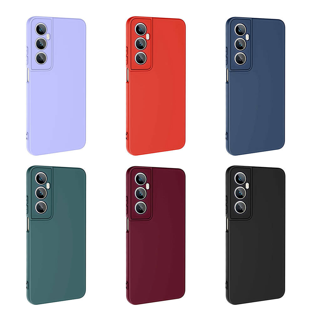 Realme C65 4G Case Zore Mara Launch Cover Black