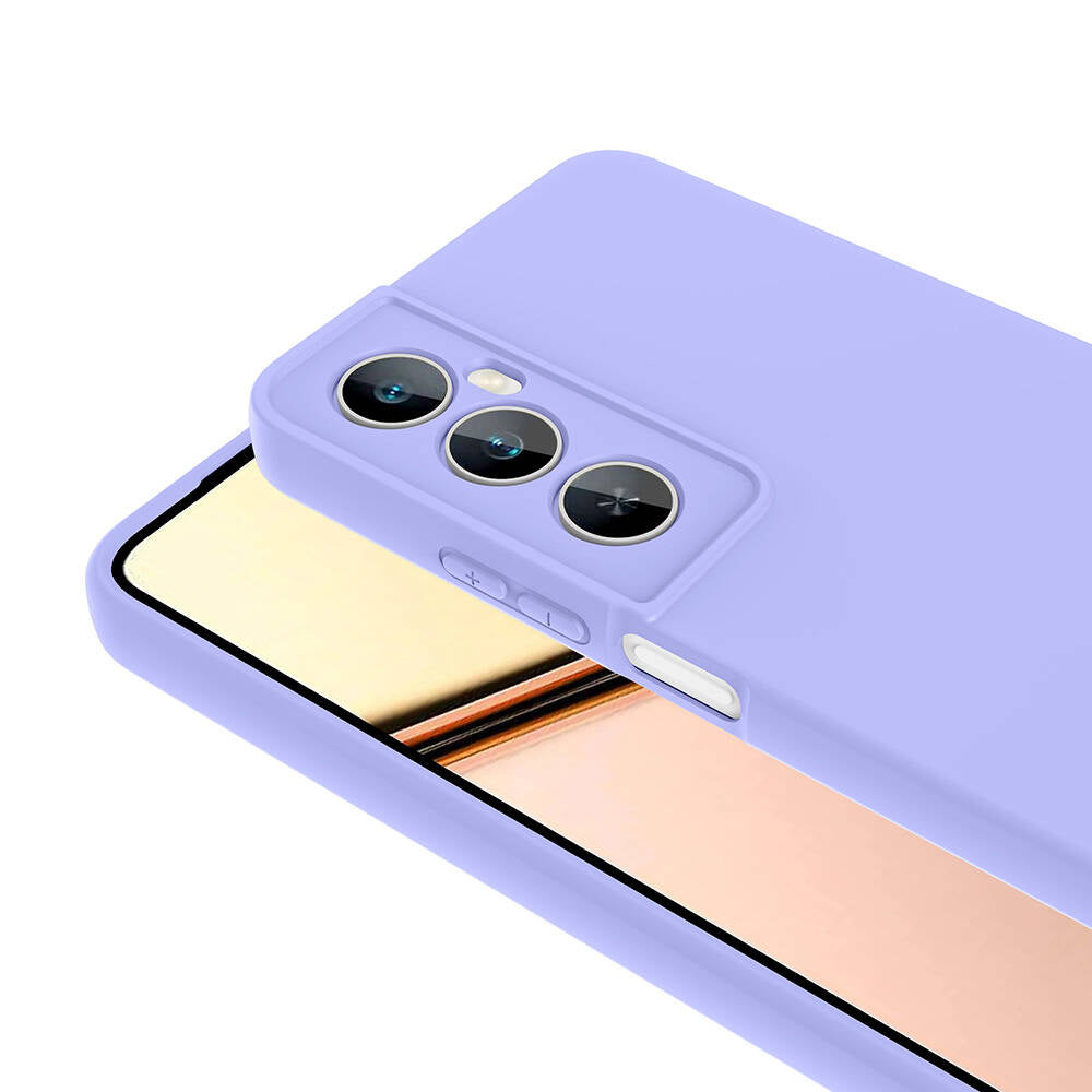 Realme C65 4G Case Zore Mara Launch Cover Lilac