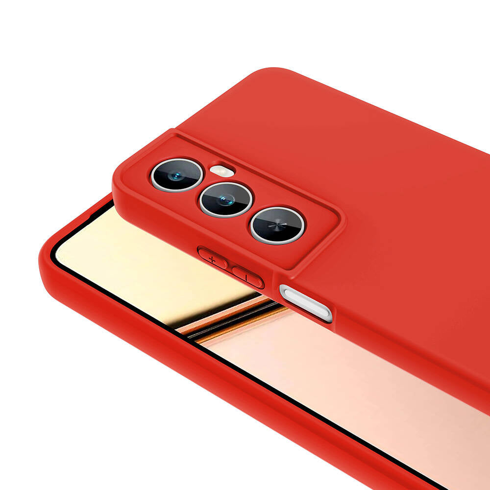 Realme C65 4G Case Zore Mara Launch Cover Red