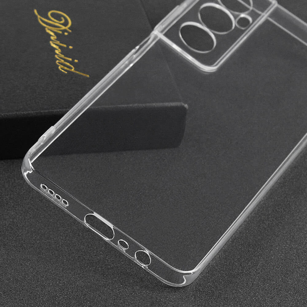 Realme C65 4G Case Zore Super Silicone Cover Transparent