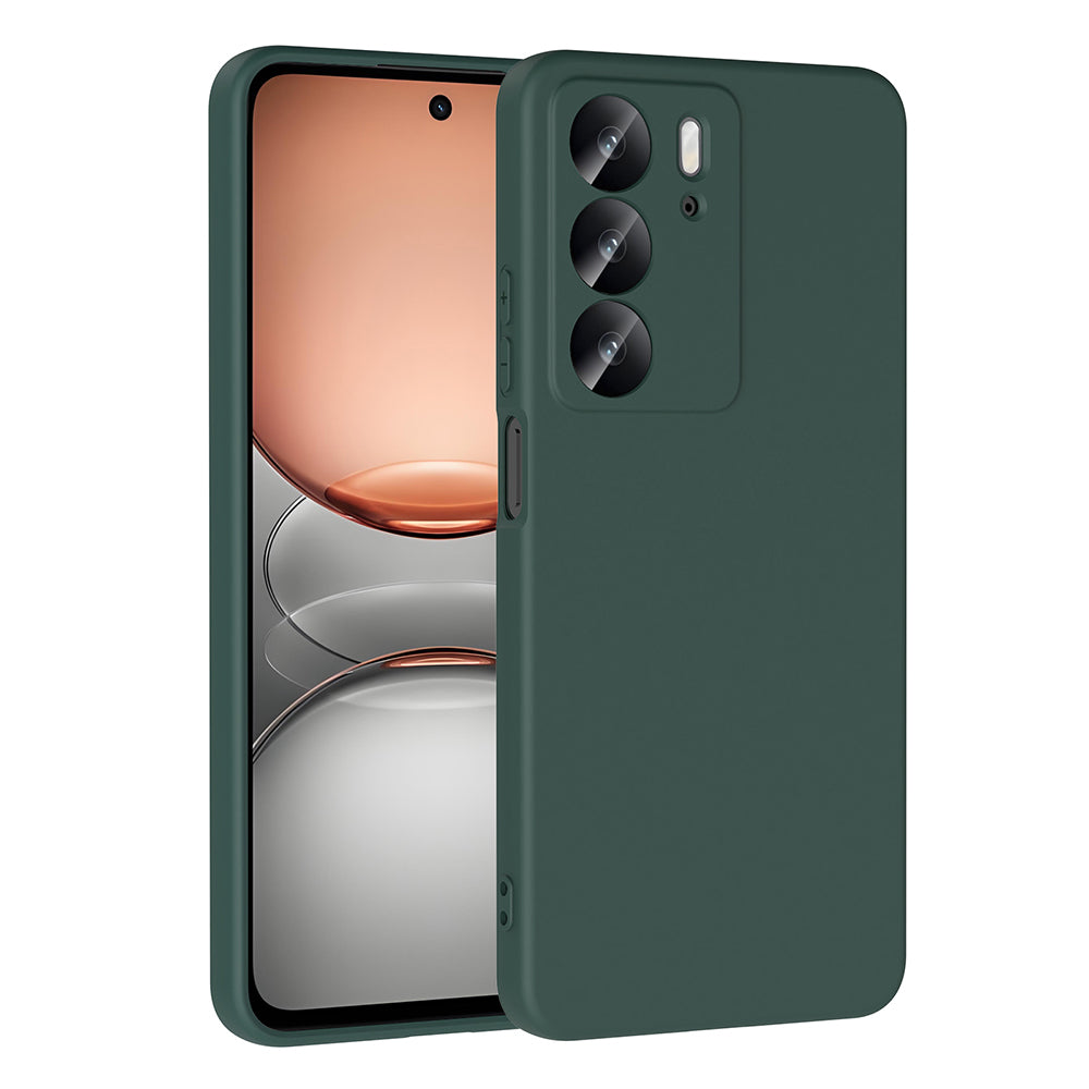 Realme C75 Case Zore Mara Launch Cover Dark Green