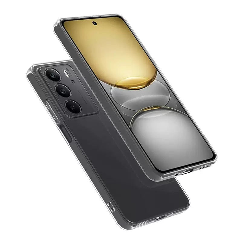 Realme C75 Case Zore Super Silicone Cover Transparent