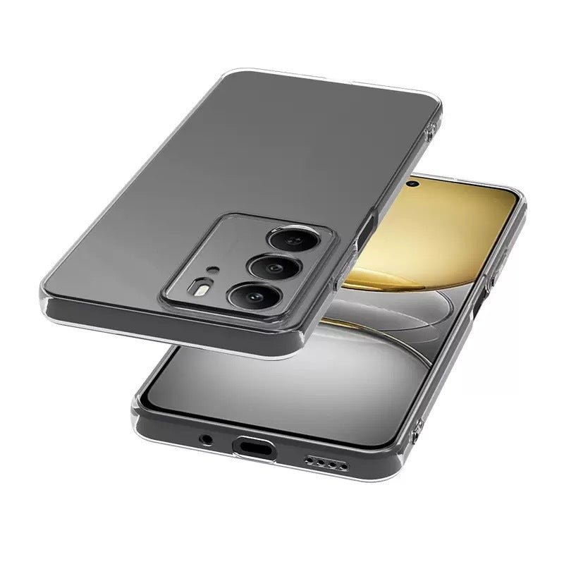 Realme C75 Case Zore Super Silicone Cover Transparent