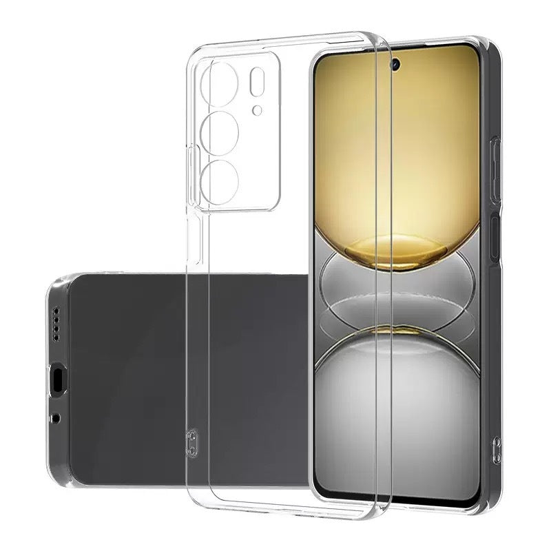 Realme C75 Case Zore Super Silicone Cover Transparent