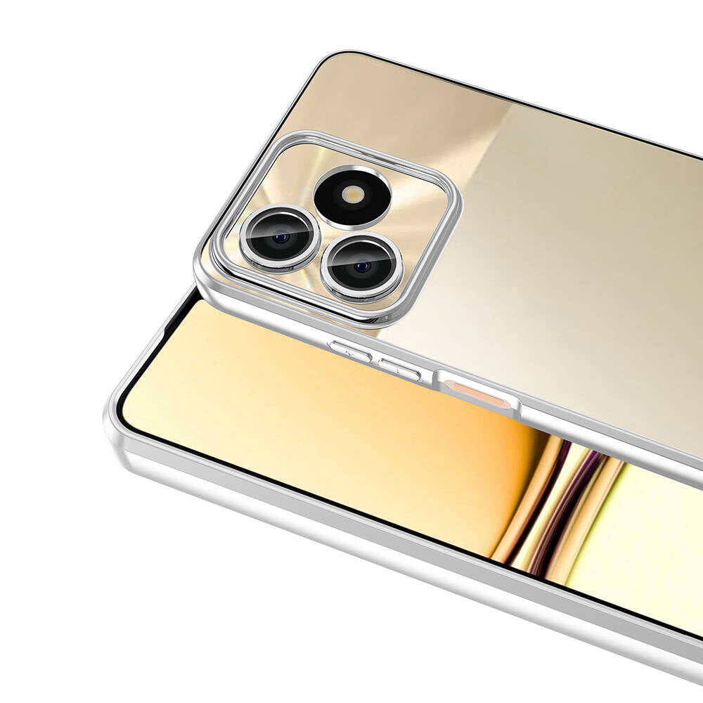 Realme Note 50 Case Camera Protection Logo Showing Zore Omega Cover Lilac