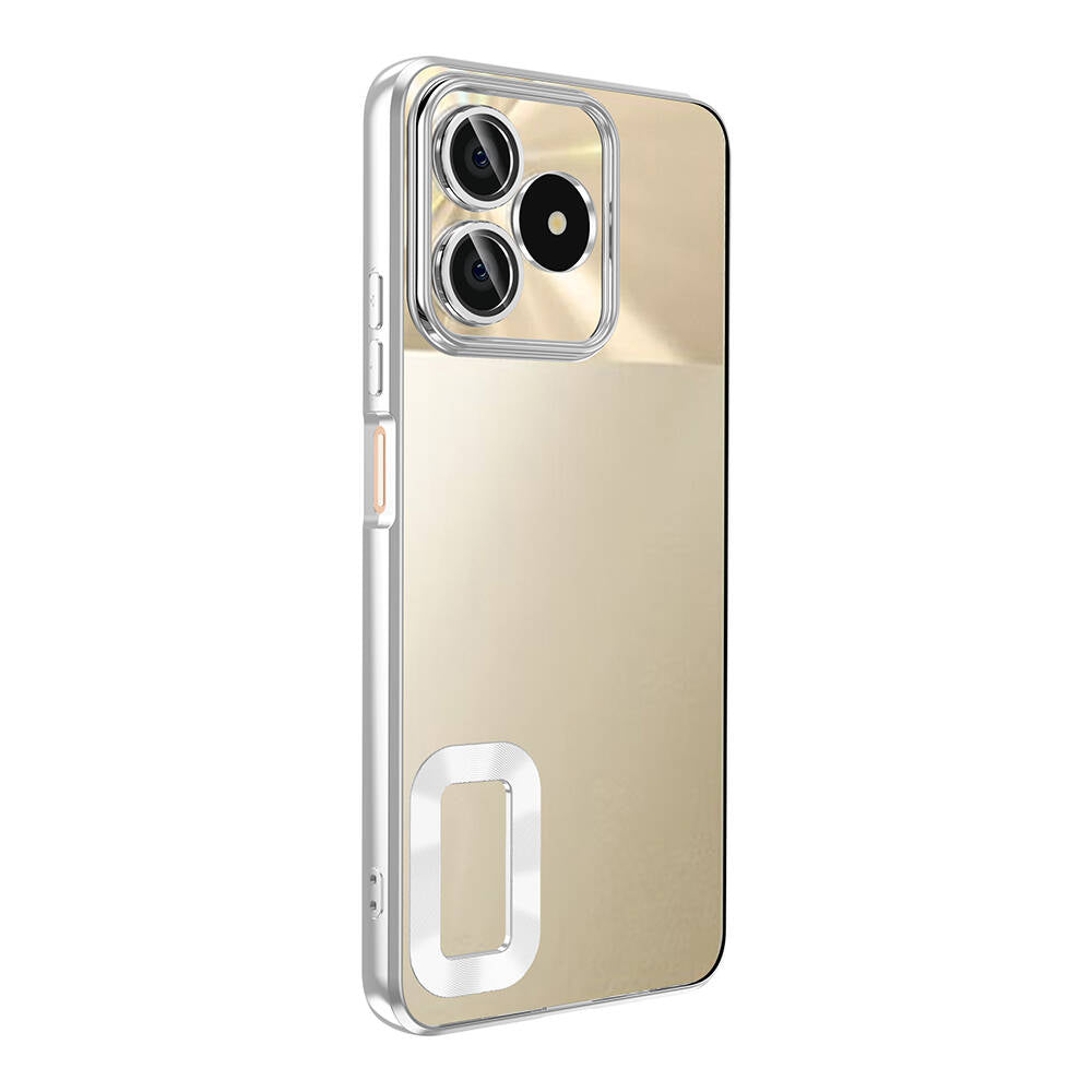 Realme Note 50 Case Camera Protection Logo Showing Zore Omega Cover Lilac