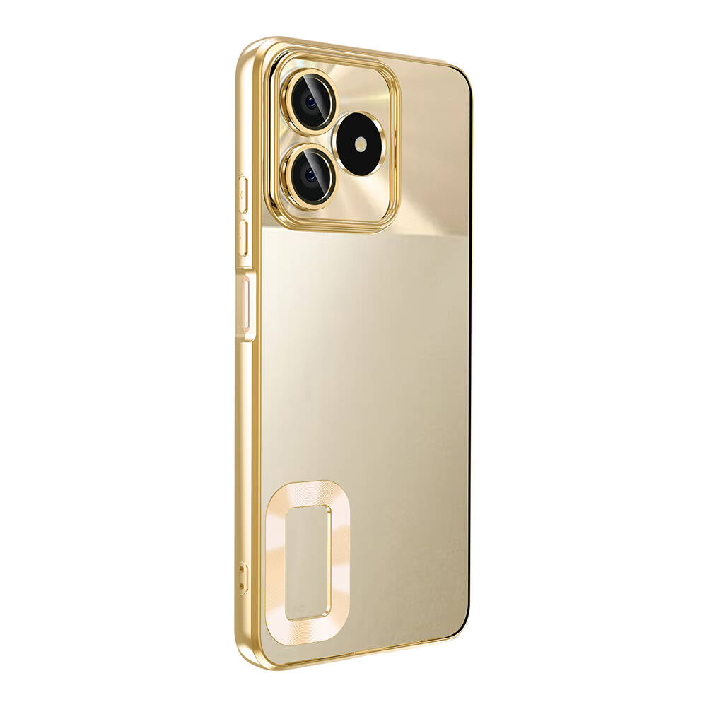 Realme Note 50 Case Camera Protection Logo Showing Zore Omega Cover Lilac