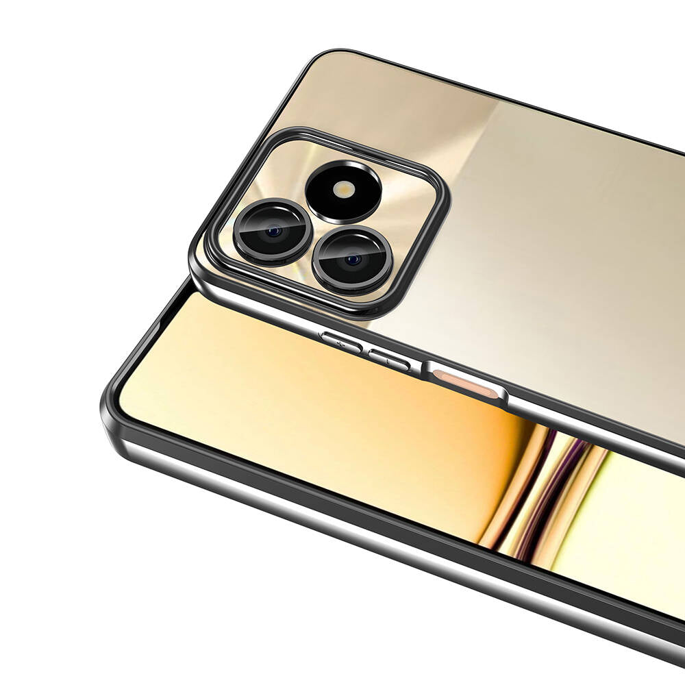 Realme Note 50 Case Camera Protection Logo Showing Zore Omega Cover Lilac