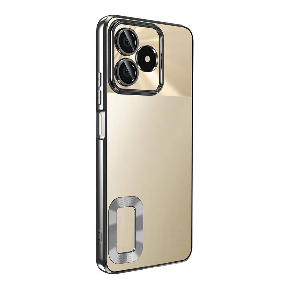 Realme Note 50 Case Camera Protection Logo Showing Zore Omega Cover Lilac