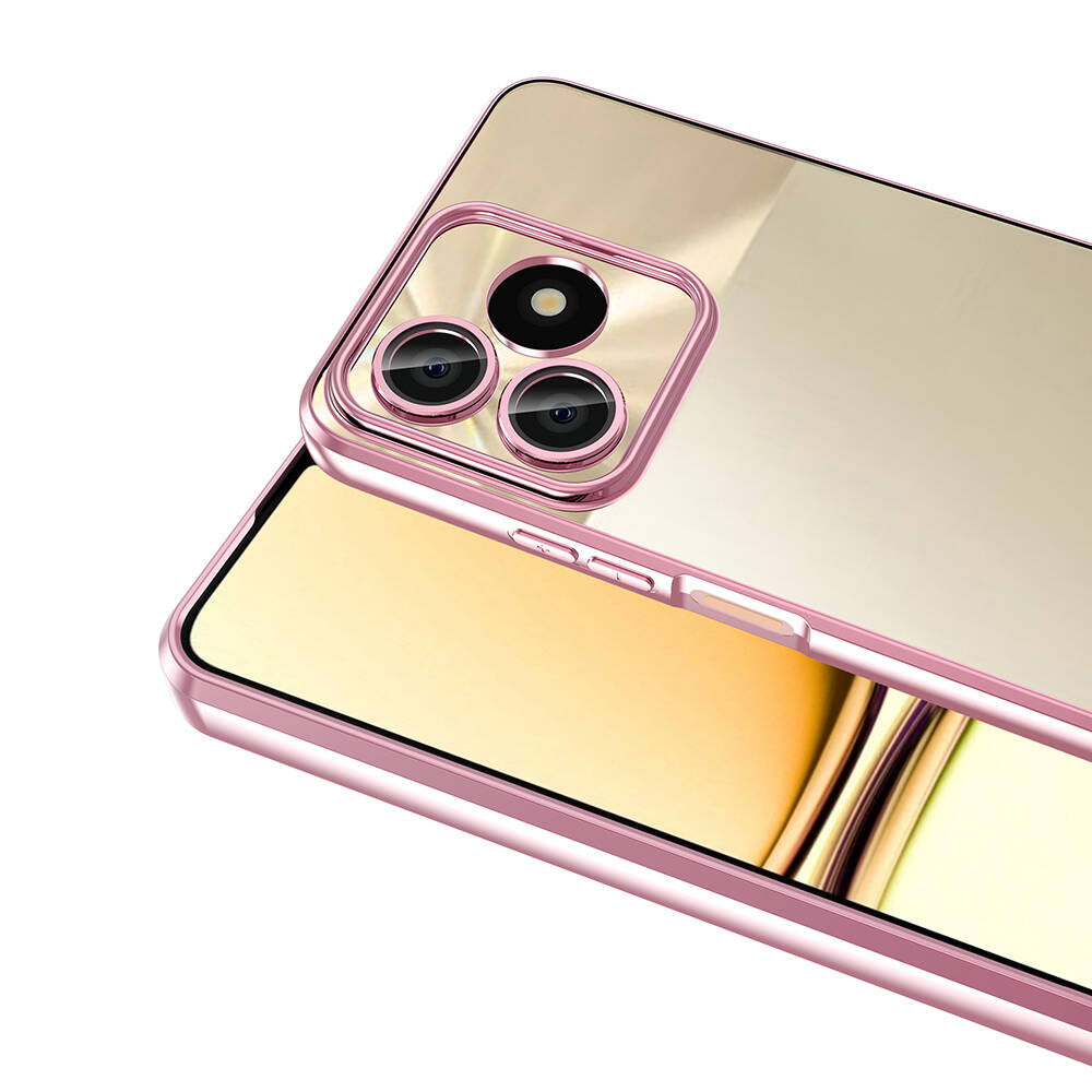 Realme Note 50 Case Camera Protection Logo Showing Zore Omega Cover Lilac
