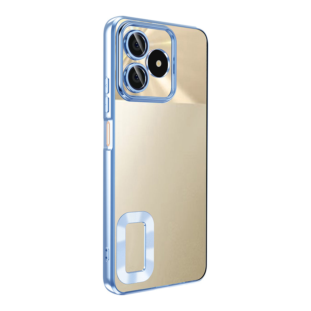 Realme Note 50 Case Camera Protection Logo Showing Zore Omega Cover Lilac