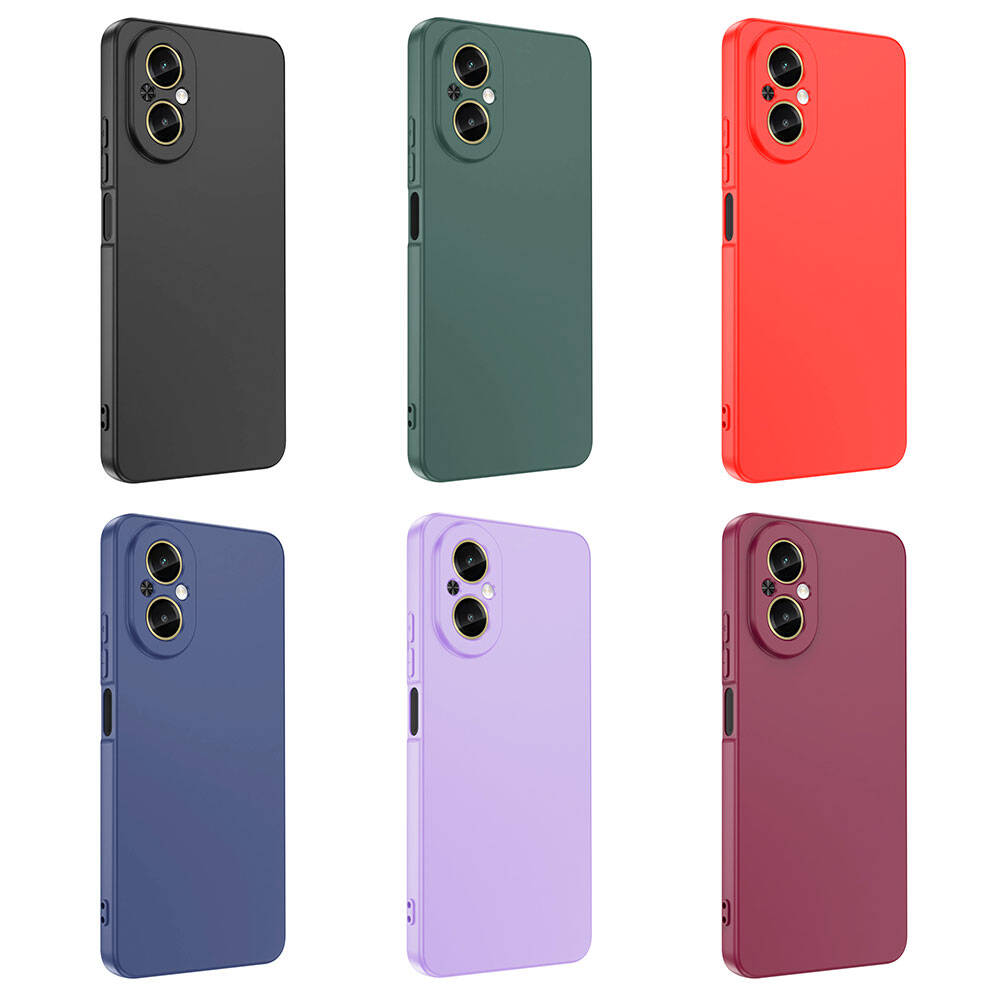 Realme 12 Lite Case Zore Mara Launch Cover Lilac
