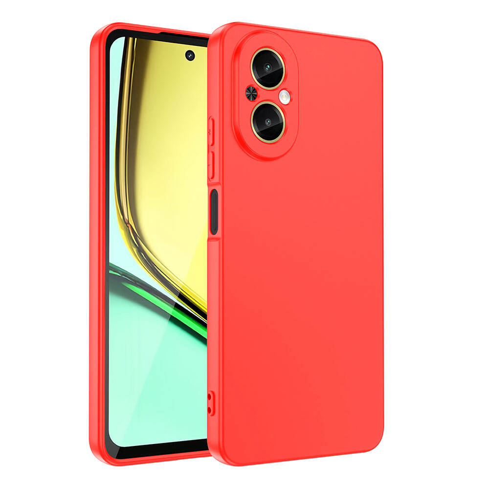 Realme 12 Lite Case Zore Mara Launch Cover Red