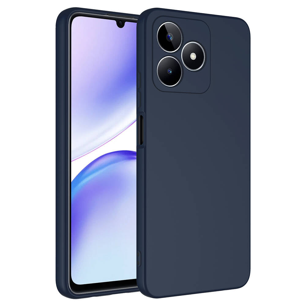 Realme Note 50 Case Zore Mara Launch Cover Navy Blue