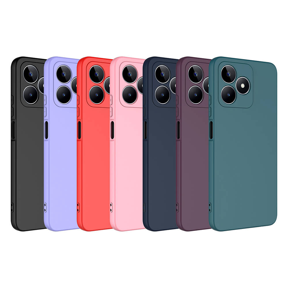 Realme Note 50 Case Zore Mara Launch Cover Dark Green