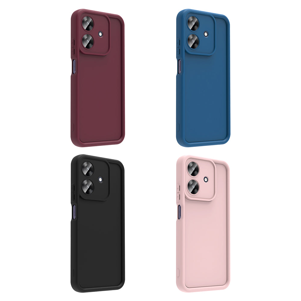 Realme Note 60 Case Camera Protection Zore Pineapple Cover Black
