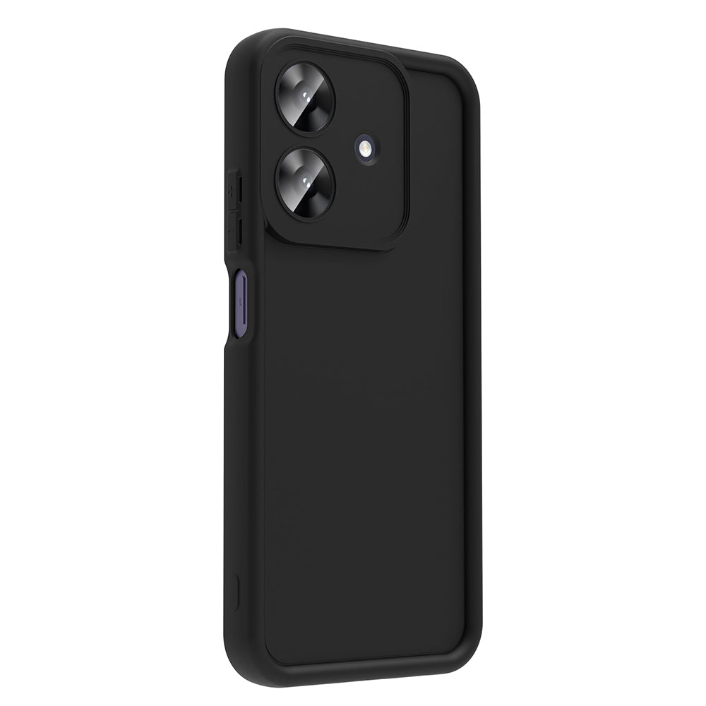 Realme Note 60 Case Camera Protection Zore Pineapple Cover Black