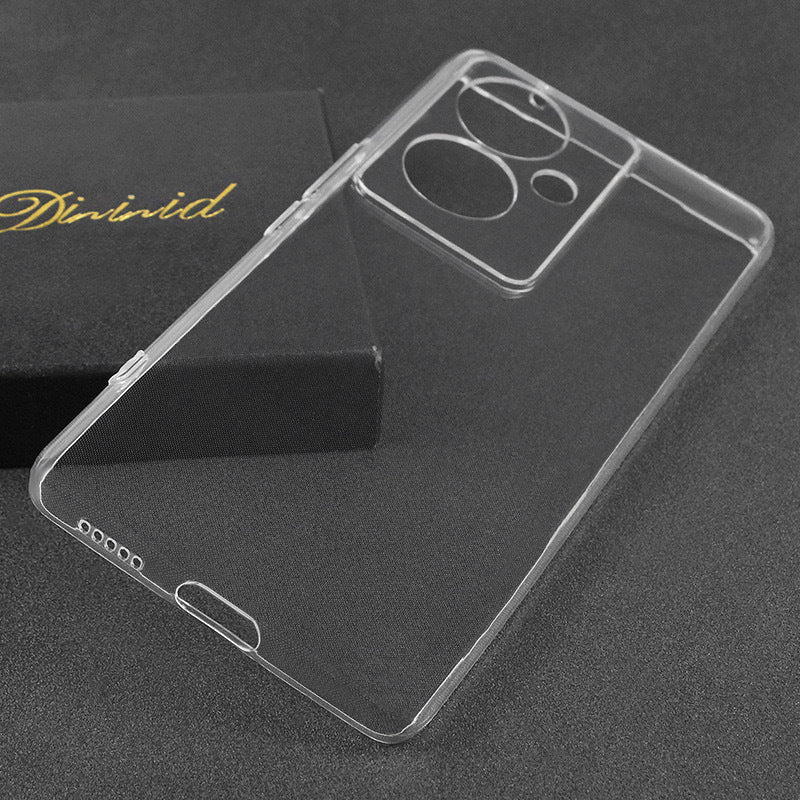 Realme Note 60 Case Zore Super Silicone Cover Transparent