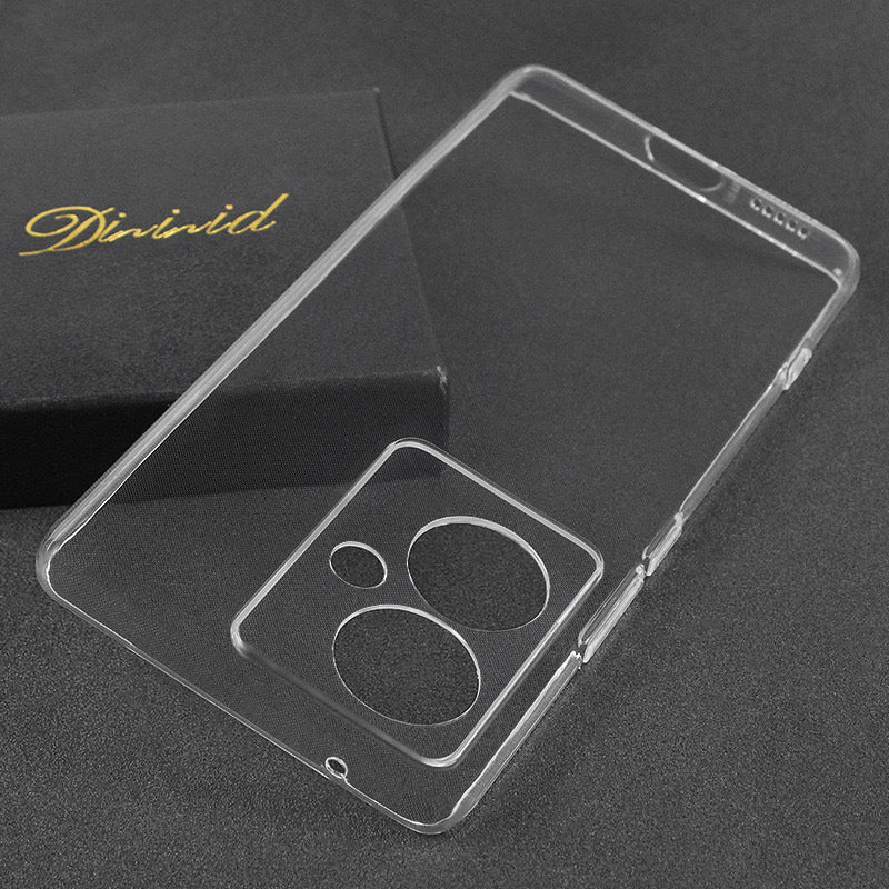 Realme Note 60 Case Zore Super Silicone Cover Transparent