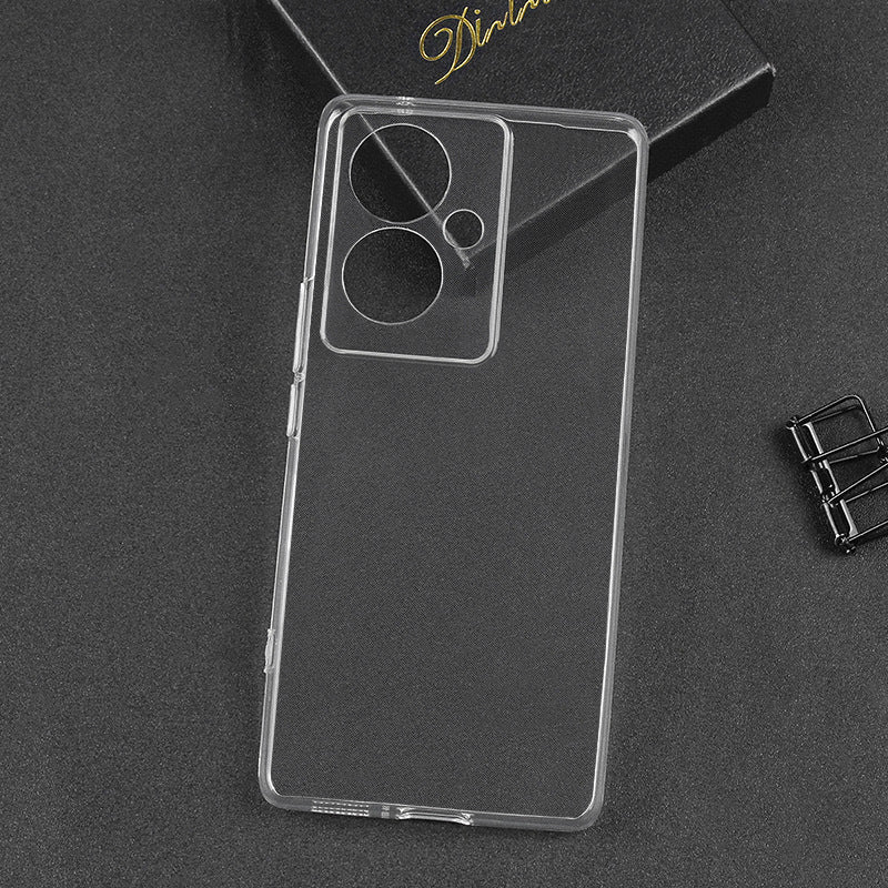 Realme Note 60 Case Zore Super Silicone Cover Transparent