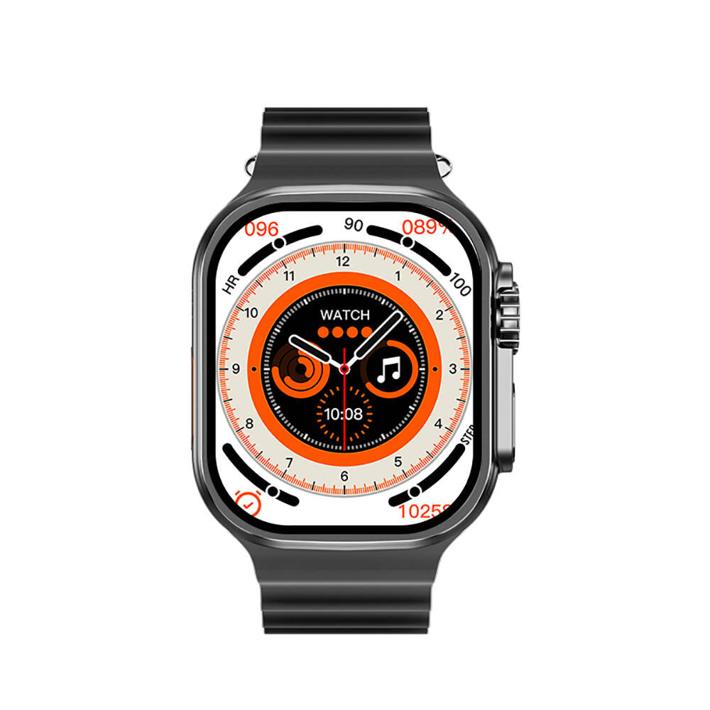 Recci RA23 iOS and Android Compatible Smartwatch Black