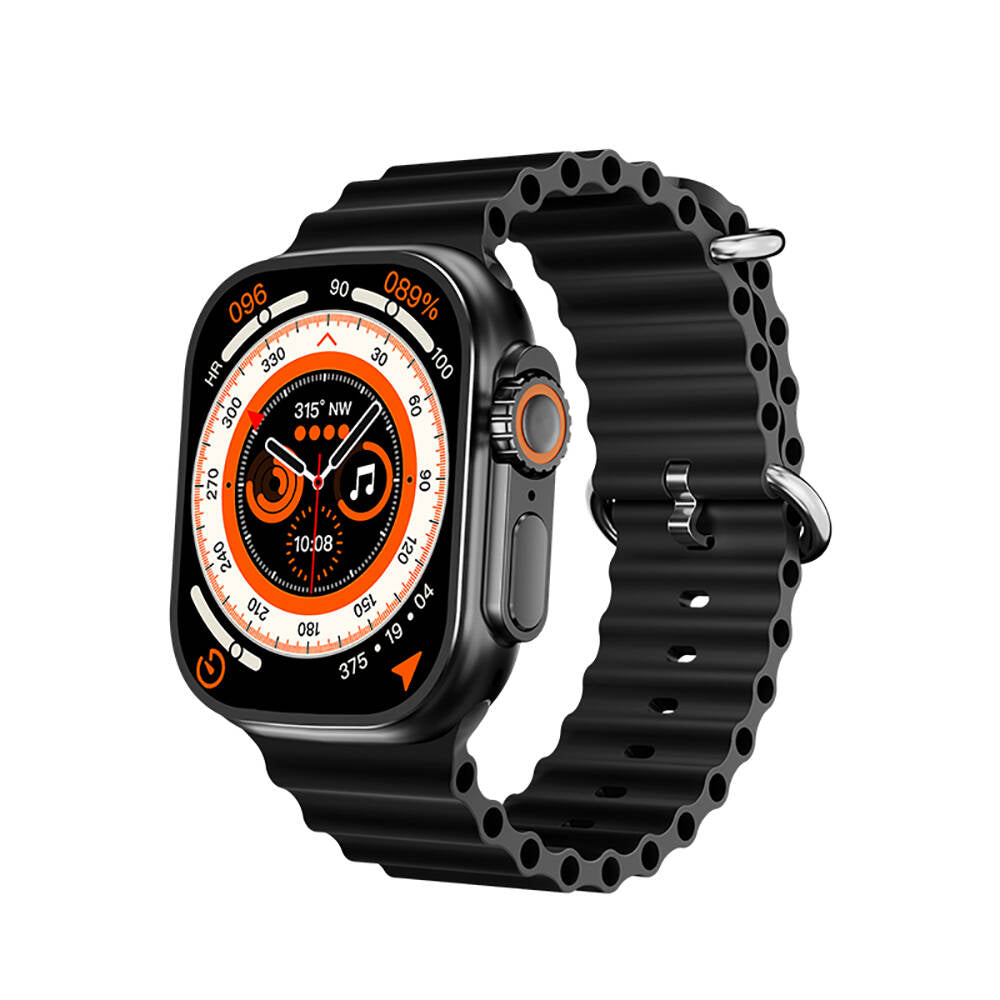 Recci RA23 iOS and Android Compatible Smartwatch Black