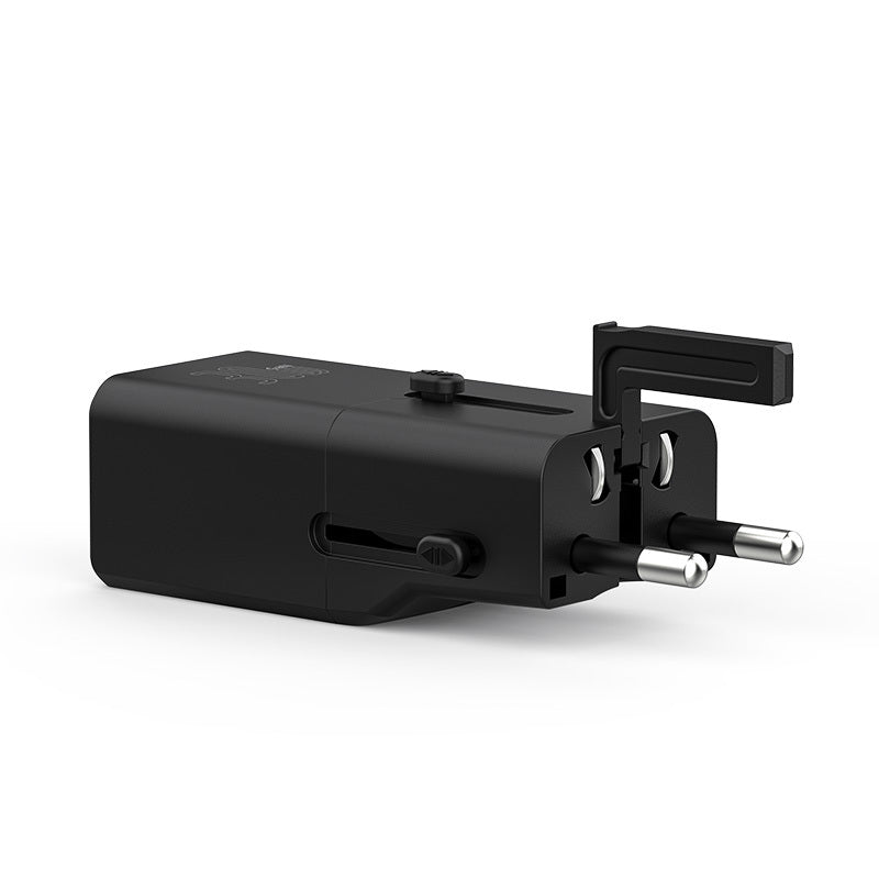 Recci RCG-P07 Multi Universal US/UK/EU/AU Compatible Charging Adapter 30W Black