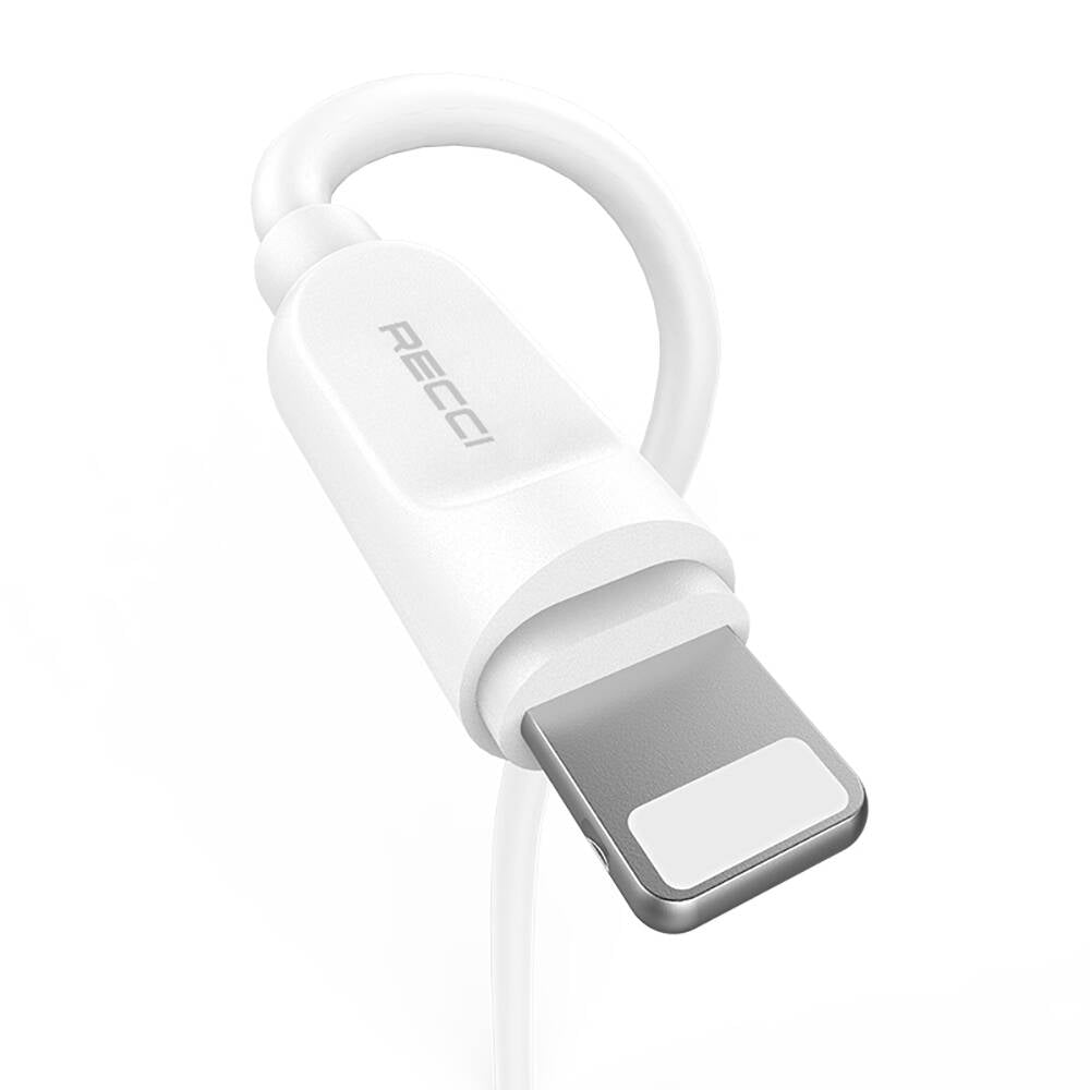 Recci RCL-P100 City of Sky Series Lightning to USB-A Data and Charging Cable 1M White