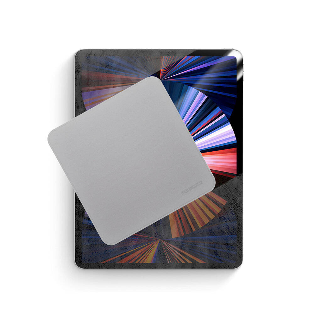 Recci RCS-S05 Microfiber Composite Ultrasonic Coating Nano Textured Polishing and Cleaning Cloth Gray