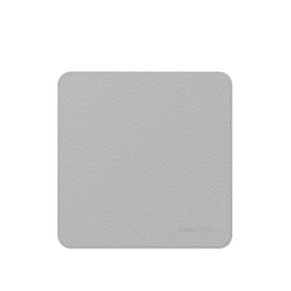Recci RCS-S05 Microfiber Composite Ultrasonic Coating Nano Textured Polishing and Cleaning Cloth Gray