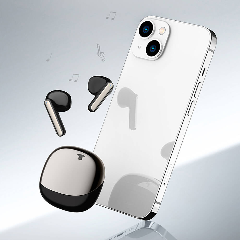 Recci REP-W53 Schumann Series TWS In-Ear Bluetooth v5.3 Headphones Gray