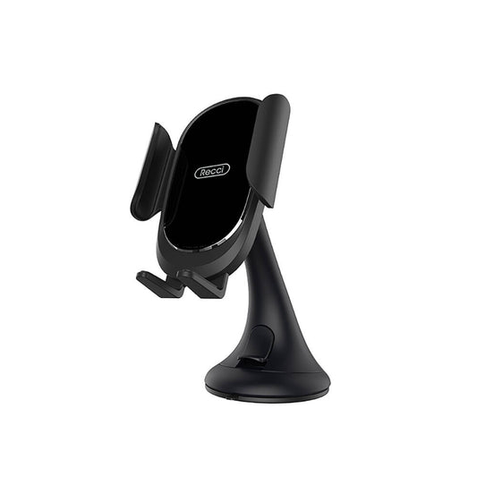 Recci RHO-C02 360 Degree Rotating Vacuum Design Car Phone Holder Black