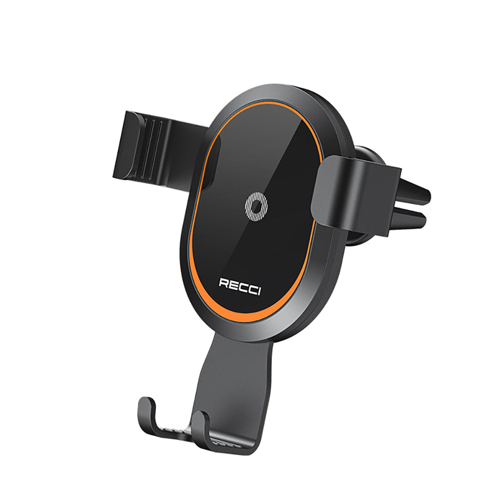 Recci RHO-C26 360 Rotating Ventilation Design Car Phone Holder Black