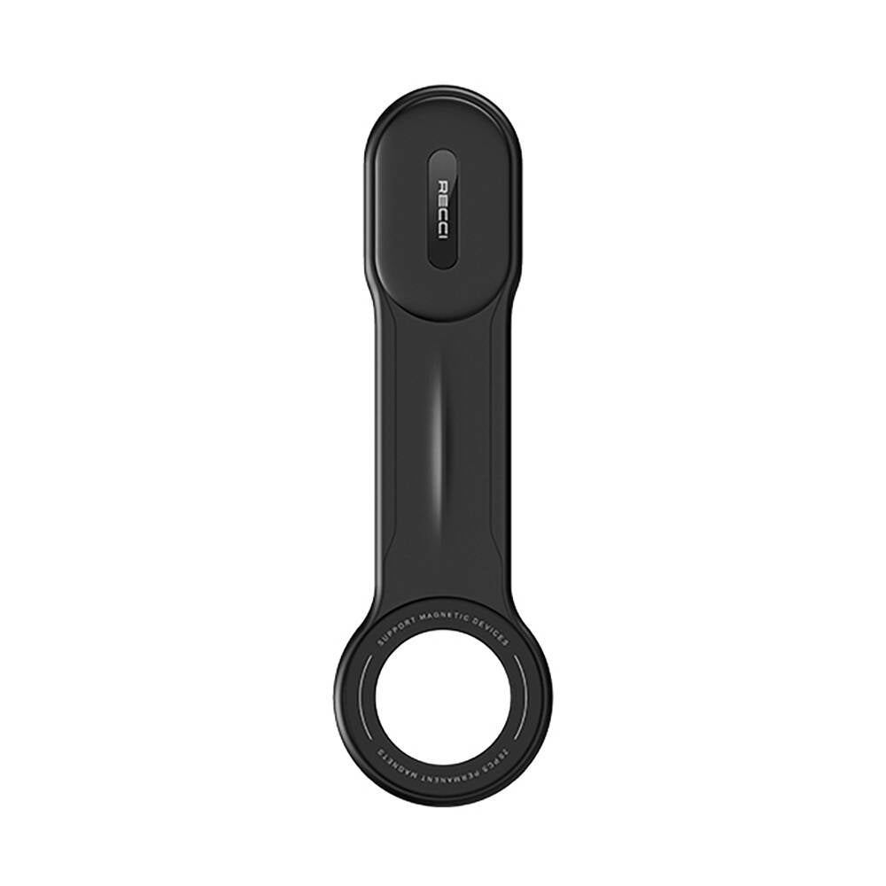 Recci RHO-C40 Magnetic M-safe Compatible Bendable Curved and Flat Floor Car Phone Holder Black