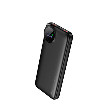 Recci RPB-P48 PD 20W Dijital LED Göstergeli Hızlı Şarj Özellikli Taşınabilir Powerbank 22.5W 10000mAh Krem