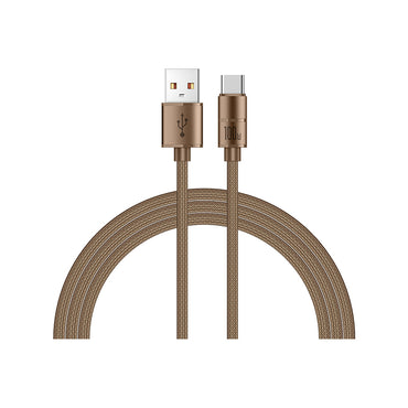 Recci RS08C Warrior Serisi USB-A to Type-C 100W Hızlı Şarj Özellikli Data ve Şarj Kablosu 1.2M
