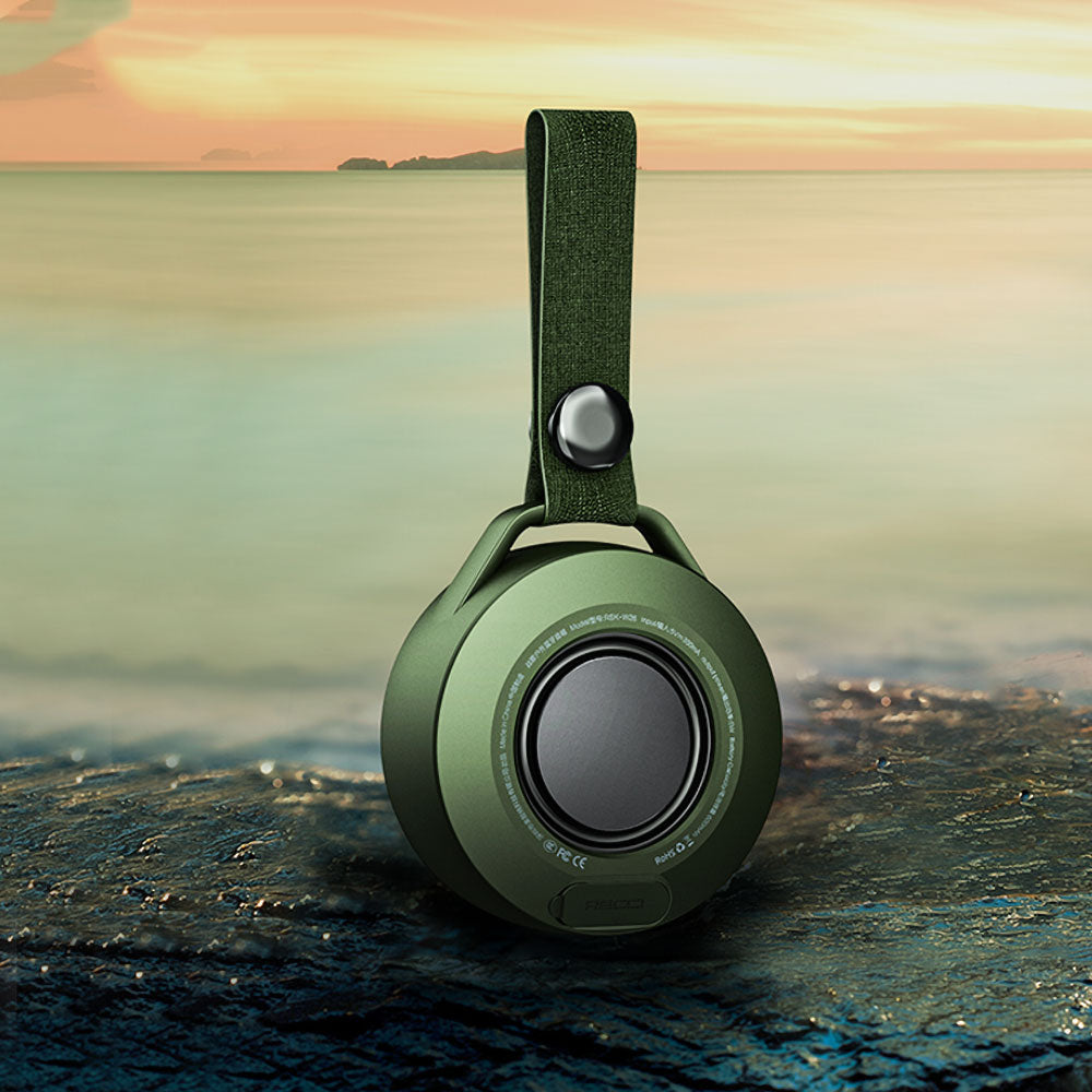 Recci RSK-W26 Battle Series Hi-Fi Hanging Wireless Bluetooth 5.3 Speaker 600mAh Dark Green
