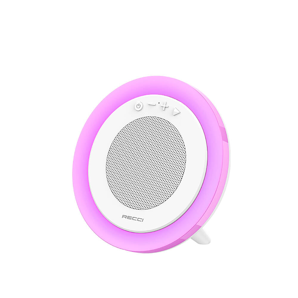 Recci RSK-W42 Moonlight Series RGB Illuminated Wireless Bluetooth v5.3 Speaker White
