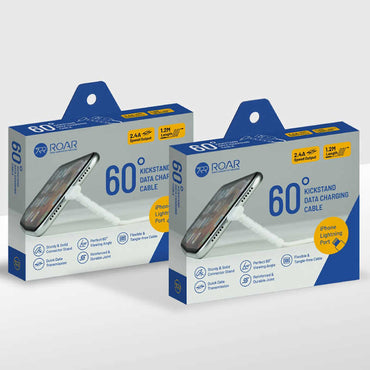 Roar Kick Stand Data Type-C Usb Kablo Beyaz