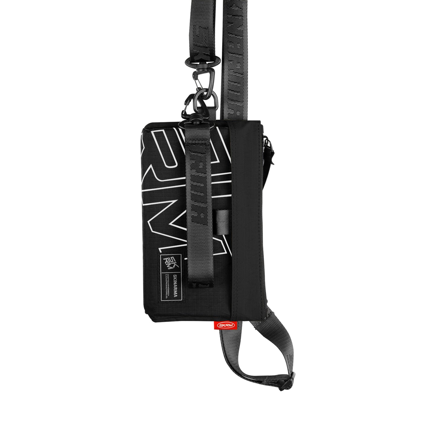 Skinarma Clutch Jager Boyun Askı Kayışlı Çapraz Vücut Çantası Siyah