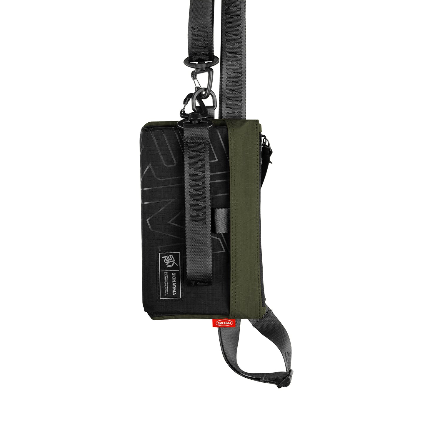 Skinarma Clutch Jager Boyun Askı Kayışlı Çapraz Vücut Çantası Siyah