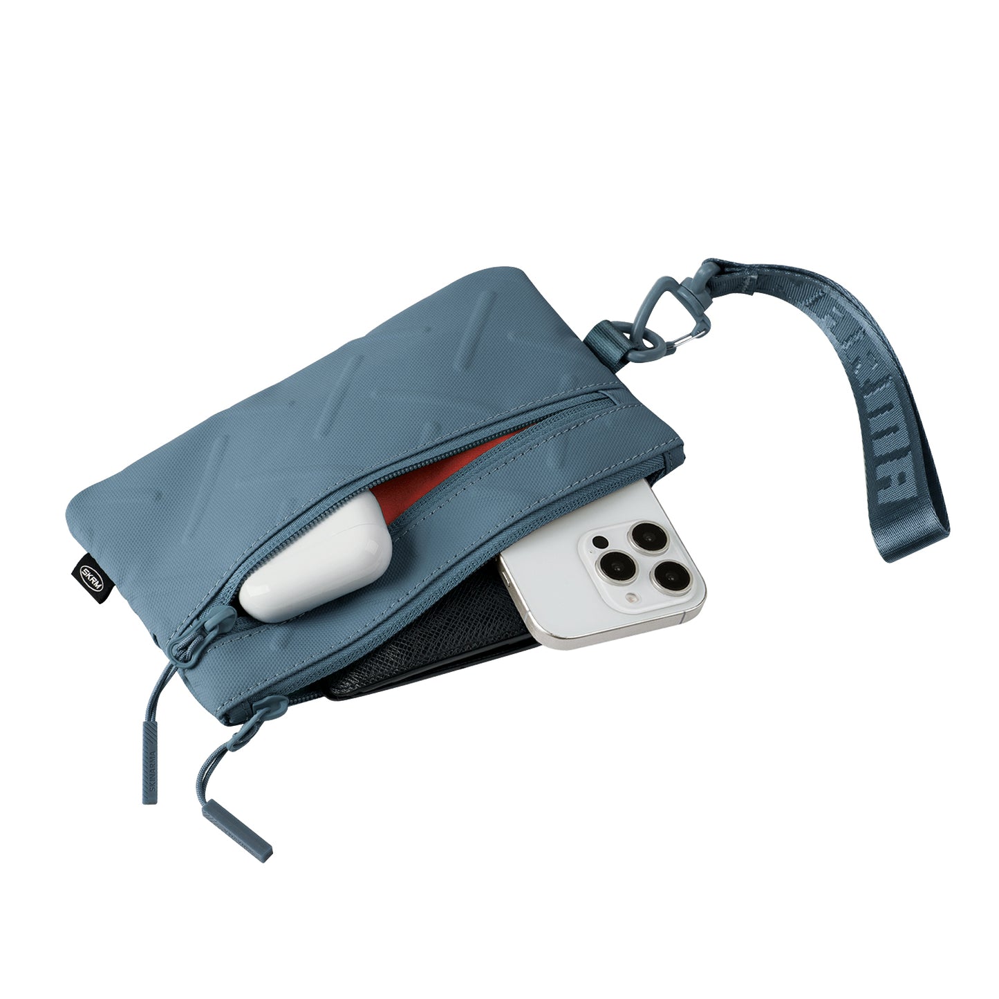 Skinarma Clutch Juno Boyun Askı Kayışlı Çapraz Vücut Çantası Mavi