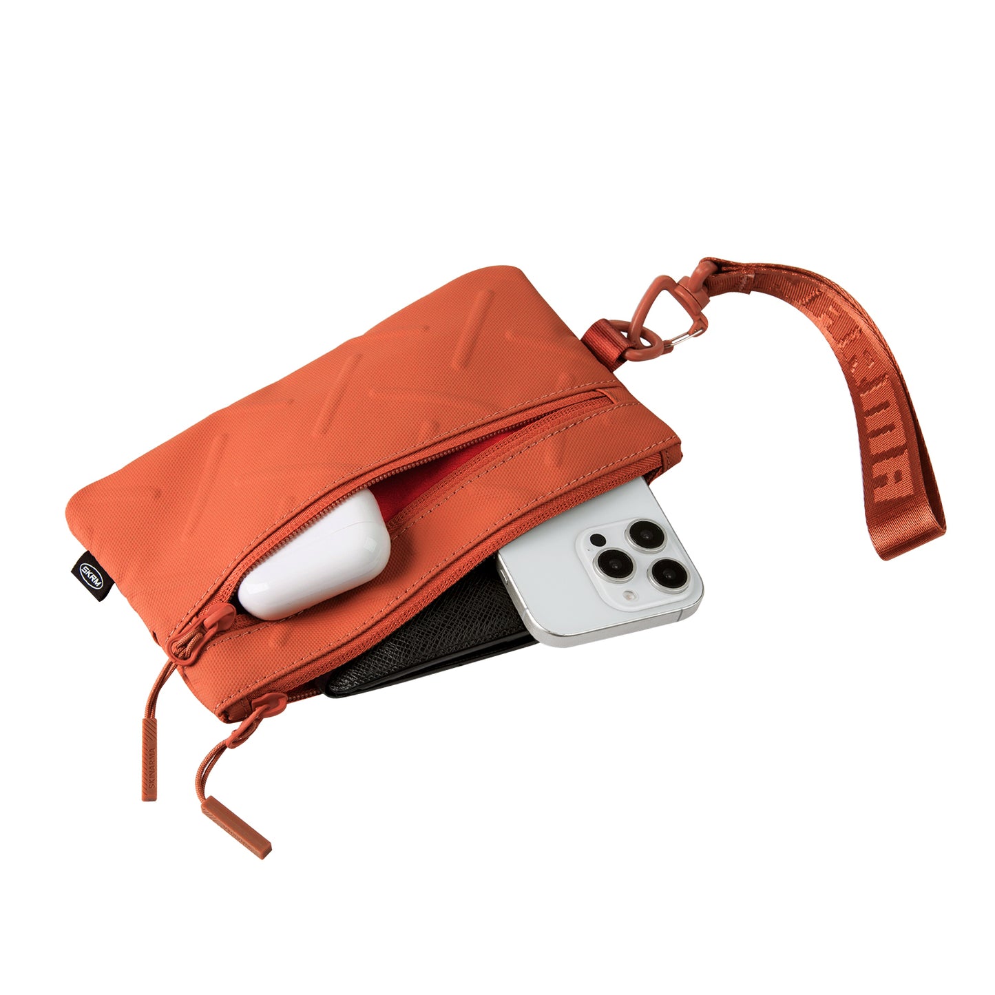 Skinarma Clutch Juno Boyun Askı Kayışlı Çapraz Vücut Çantası Turuncu