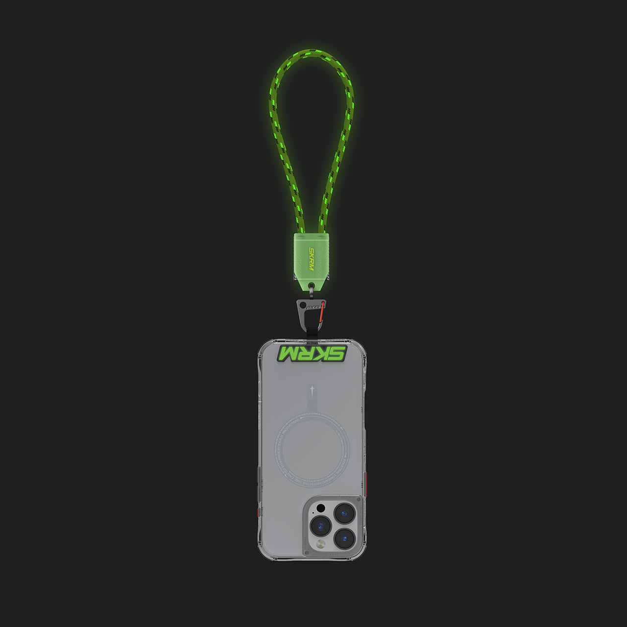 Skinarma DynoVE Series Type-C to Type-C Wrist Strap Design Charging and Data Cable Green