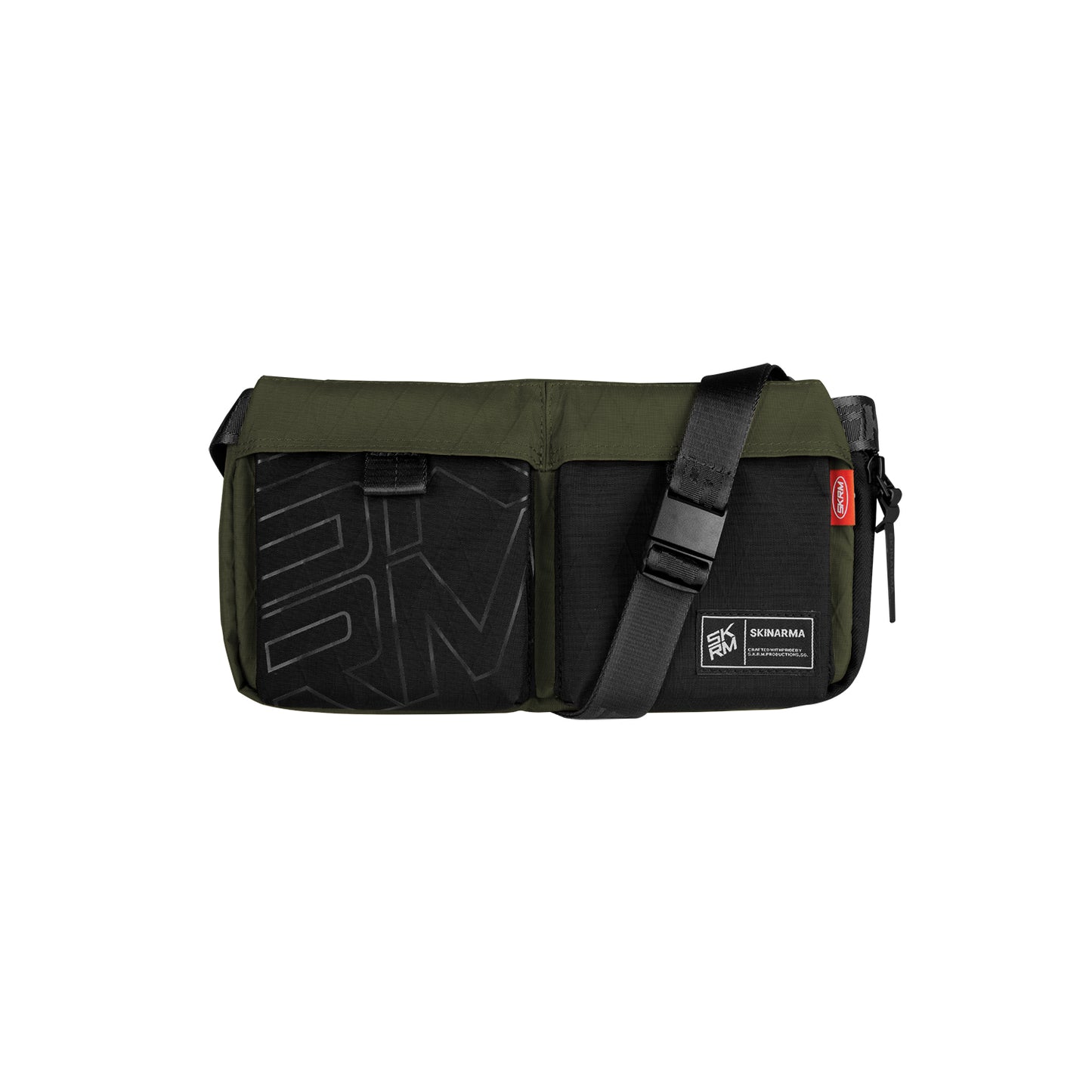 Skinarma Jager Nylon Scout Neck Strap Crossbody Bag Green
