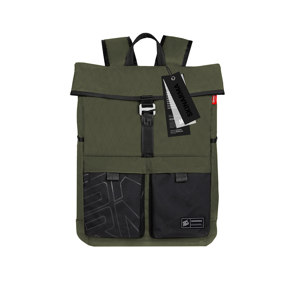 Skinarma Jager Serisi Naylon Scout Sırt Çantası Kahverengi