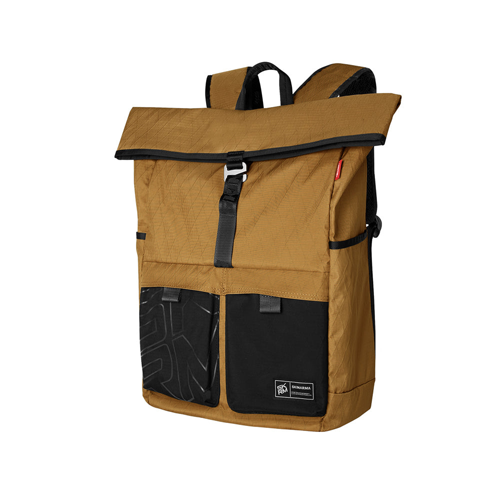 Skinarma Jager Serisi Naylon Scout Sırt Çantası Kahverengi
