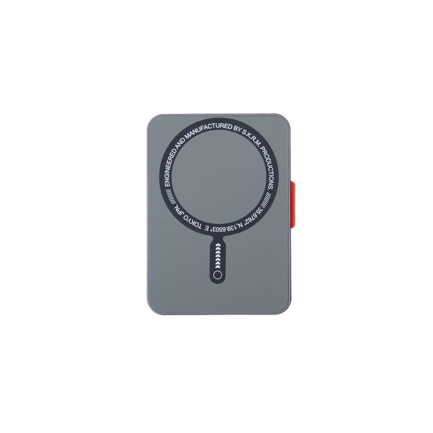 SkinArma Phaze Button Design 2-Chamber Magnetic Stand Card Holder Red